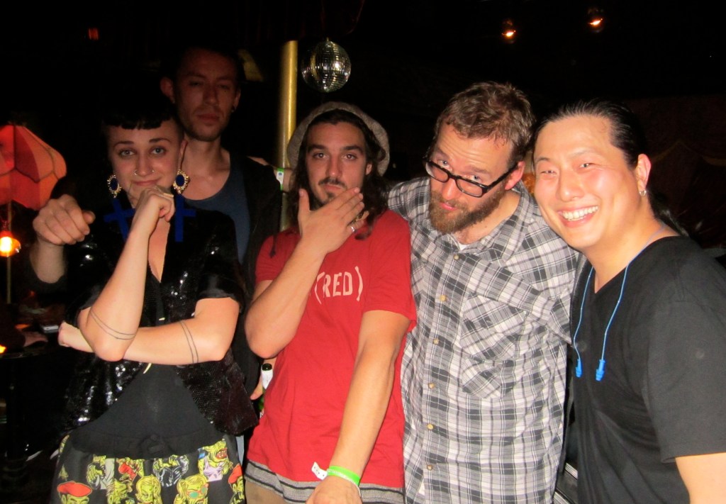 Hiatus Kaiyote was kind enough to take a picture with me.