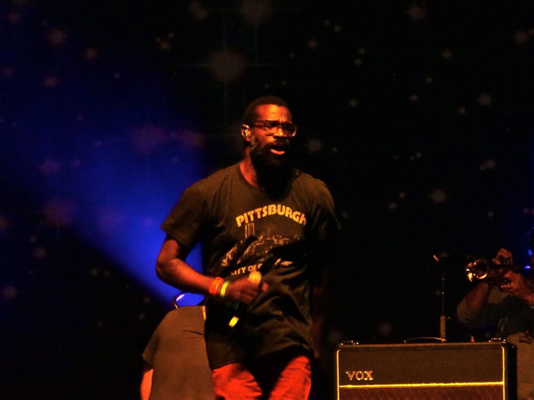 Tunde Adebimpe of TV on the Radio.