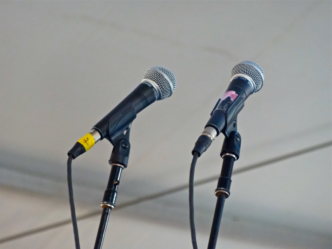 How To Dress Well's double mics.