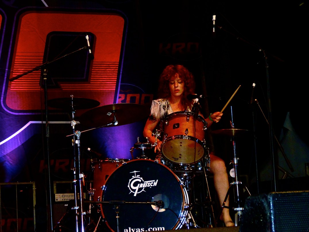 Deap Vally's Julie Edwards.