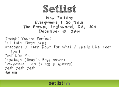 New Politics | Setlist | KROQ Almost Acoustic Christmas
